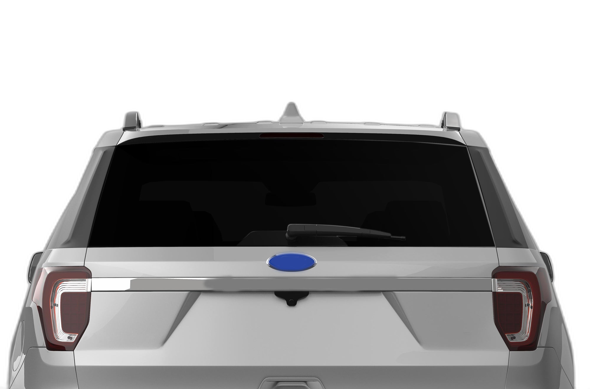 Black Perforated Rear Window Decal Graphics for Ford Explorer 2011-2019