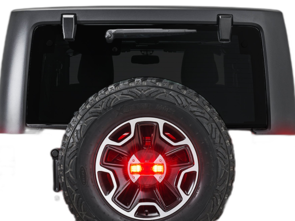 Black Perforated Rear Window Decal Graphics for Jeep Wrangler JL