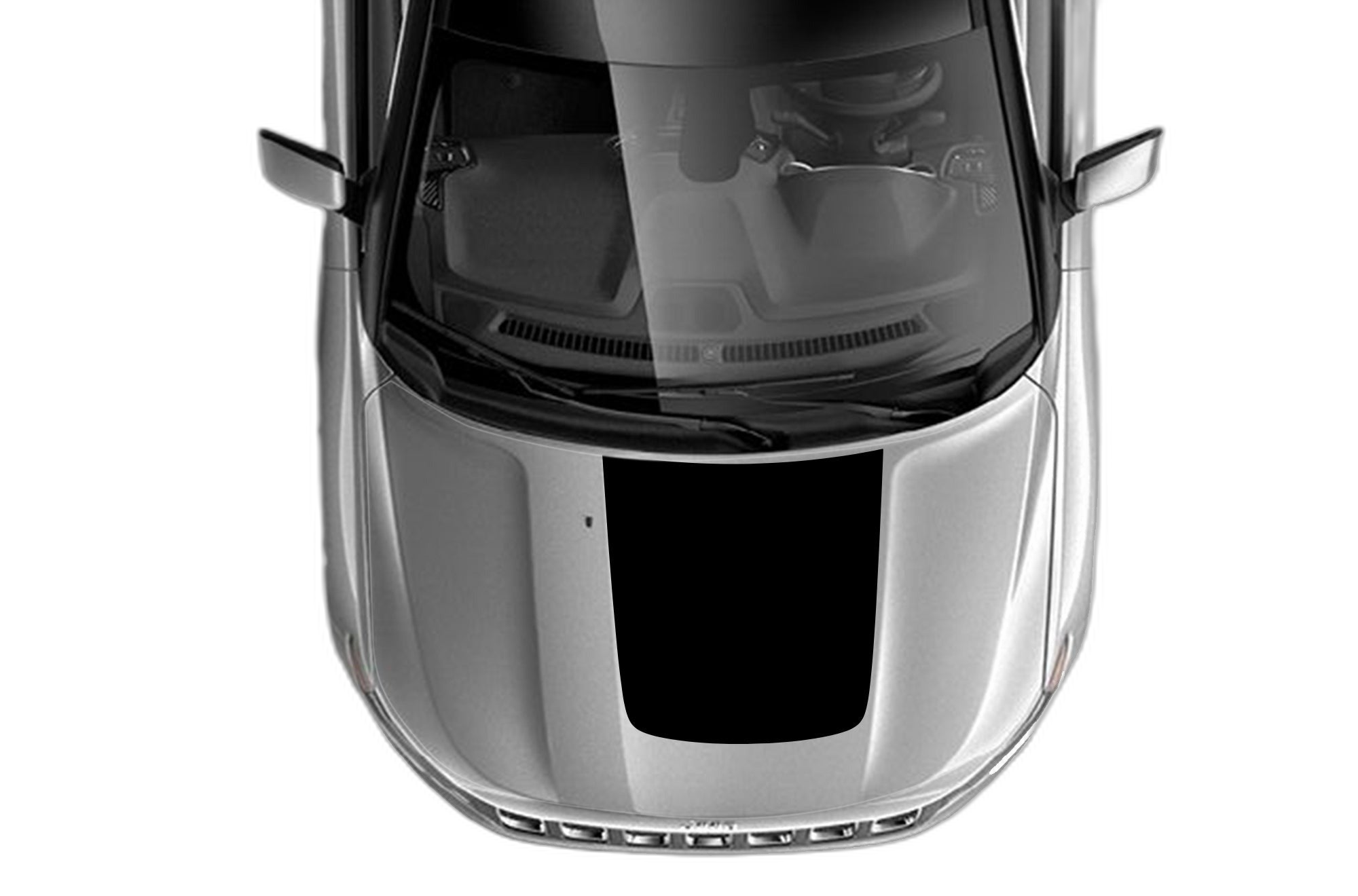 Blackout hood graphics decals compatible with Jeep Compass 2007 - 2025