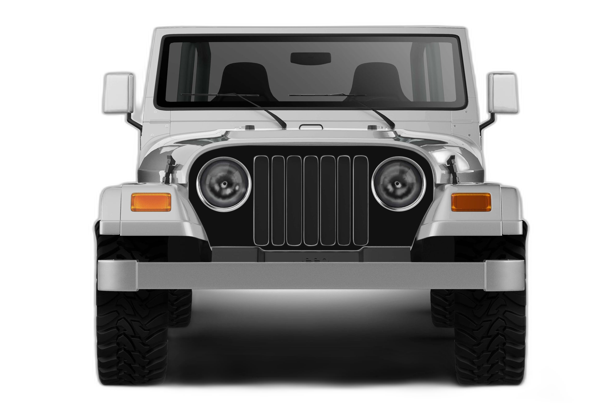 Blackout Grille Graphics for Jeep Wrangler TJ - Image 2