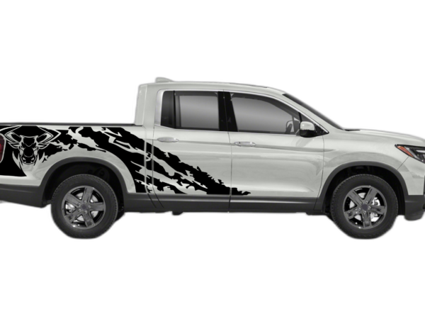 Bull Shredded Decals Graphics for Honda Ridgeline