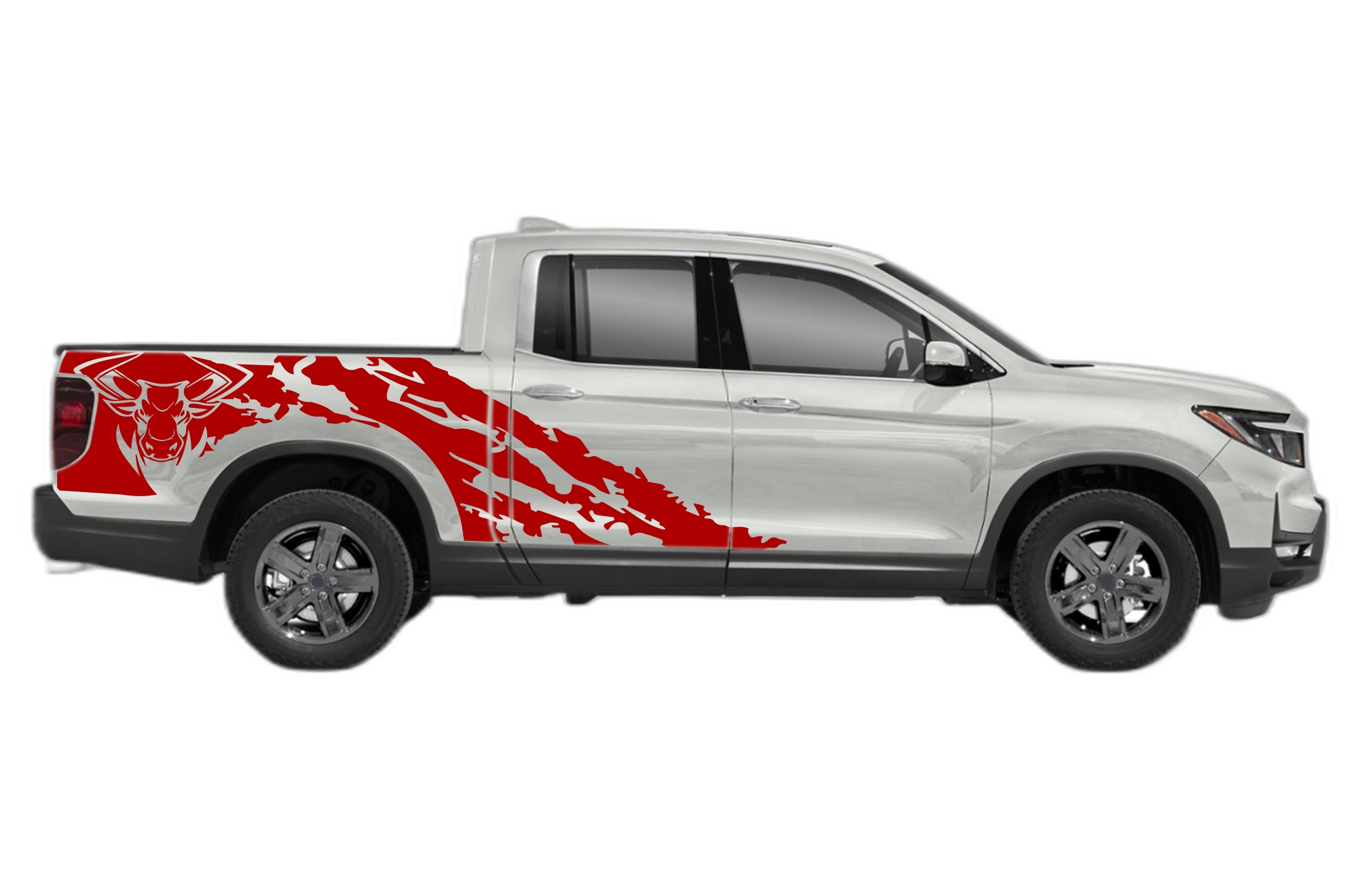 Bull Shredded Decals Graphics for Honda Ridgeline - Image 2