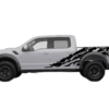 Bull shredded side decals graphics compatible with Ford F150 Raptor 2017-2020