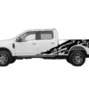 Bull shredded side decals graphics compatible with Ford F250 2017-2022