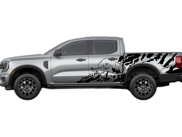 Bull Splash Decals and Side Graphics for Ford Ranger