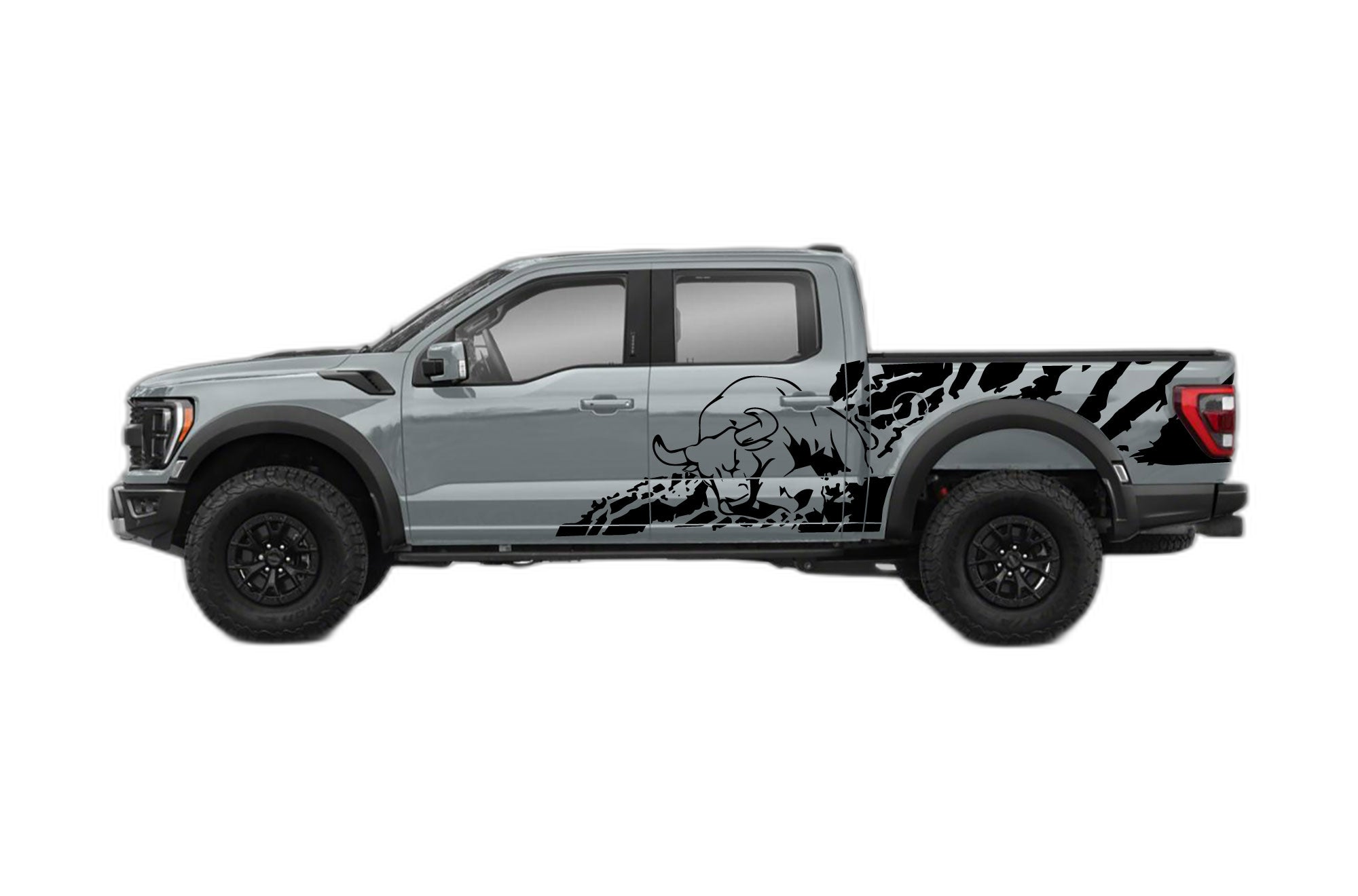 Bull Splash Side Decals Graphics for Ford F150 Raptor