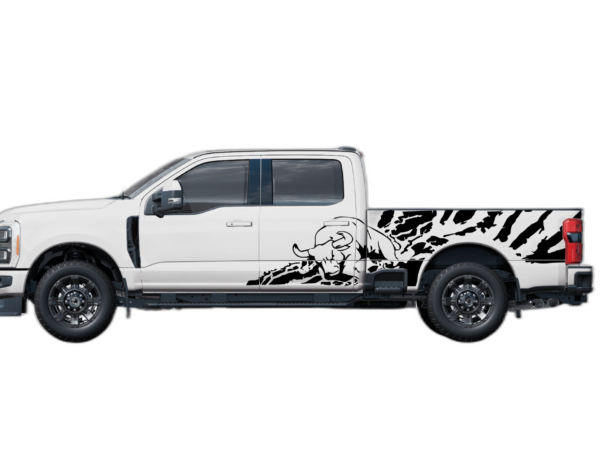 Bull Splash Side Decals Graphics for Ford F250