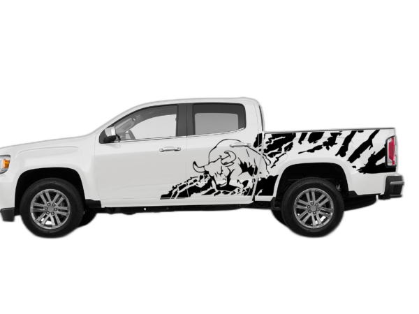 Bull splash side decals graphics compatible with GMC Canyon 2015-2022