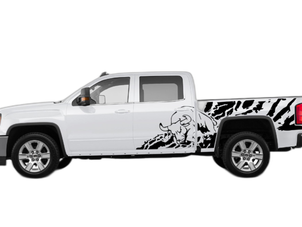 Bull Splash Side Decals Graphics for GMC Sierra 2014-2018