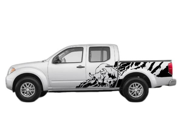 Bull Splash Side Decals Graphics for Nissan Frontier 2005-2021
