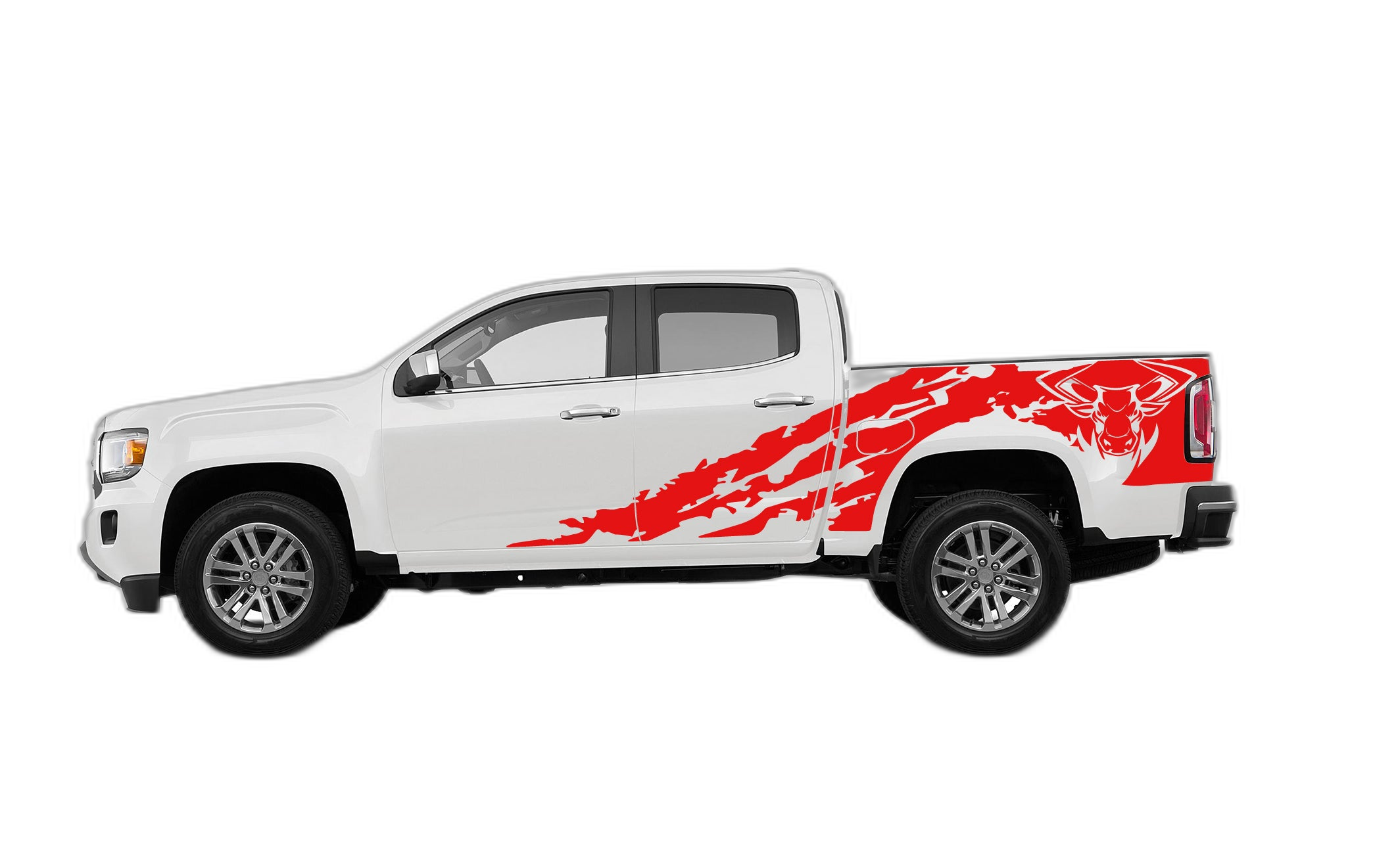 Bull Shredded Graphics for GMC Canyon 2015-2022 - Image 2
