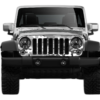 Camouflage print grille graphics decals compatible with Jeep Wrangler JK