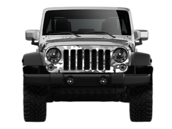 Camouflage Print Grille Graphics for Jeep Wrangler JK