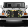 Camouflage Print Grille Graphics for Jeep Wrangler TJ