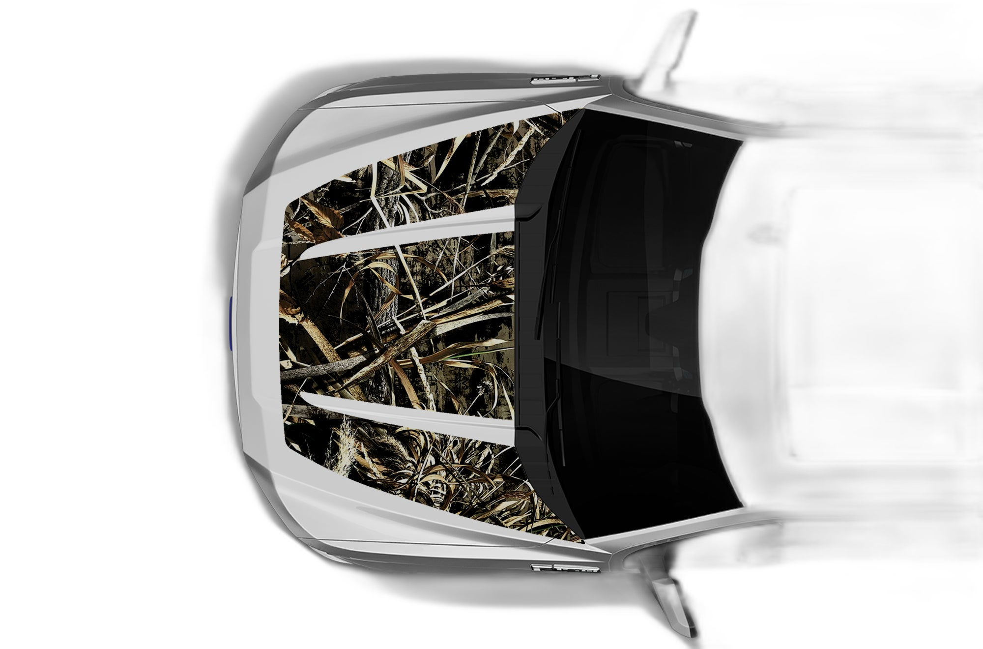 Camouflage Print Hood Decals Graphics for Ford F150 2015-2020