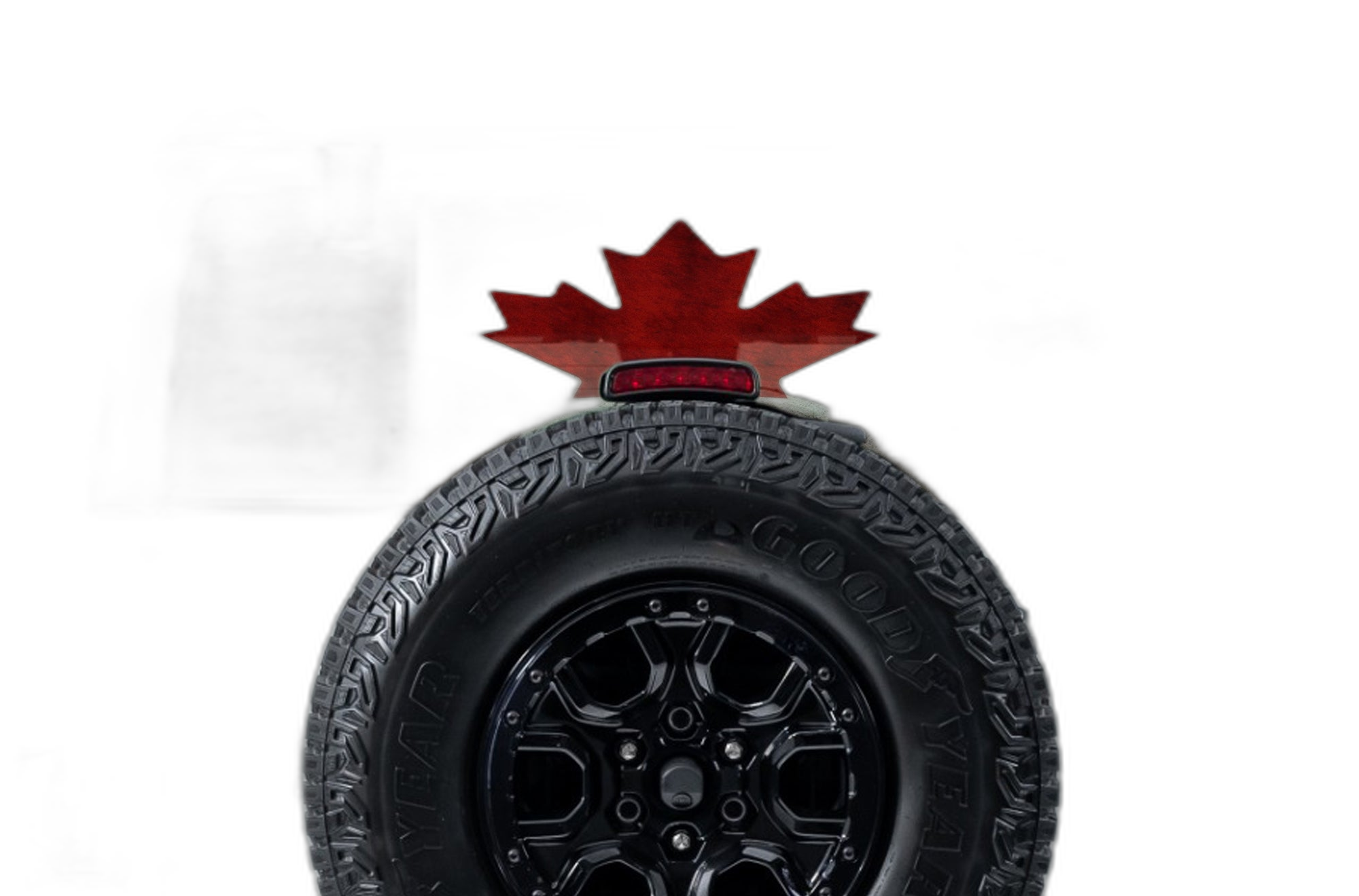 Canada Flag Perforated Rear Window Decal Graphics for Ford Bronco