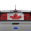 Canada flag perforated rear window decal graphics compatible with Ford Maverick