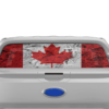 Canada flag perforated rear window decal graphics compatible with Ford Ranger 2019-2023