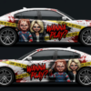 🔪❤️ Chucky & Tiffany Car Wrap - Wanna Play?