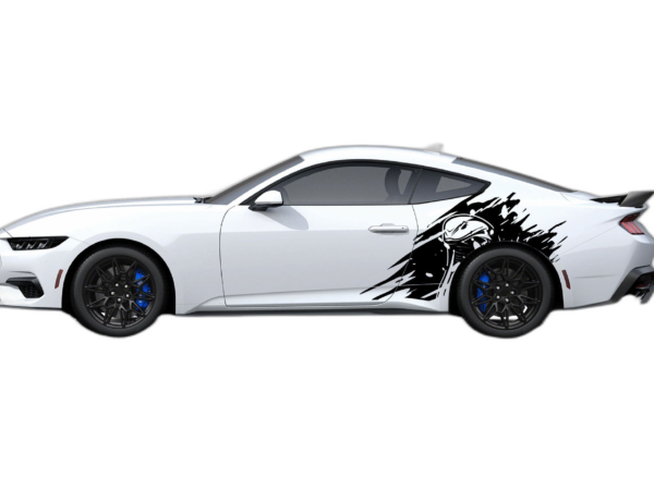 Cobra Head Graphics Side Decals for Ford Mustang