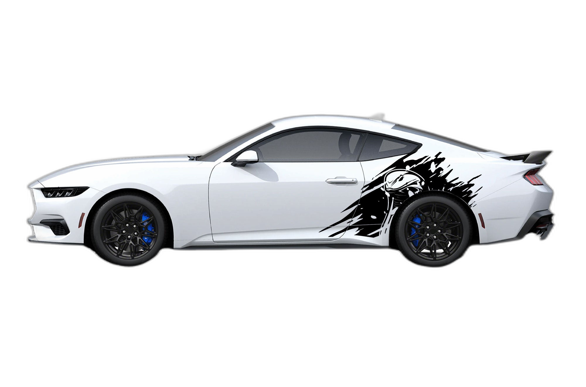 Cobra Head Graphics Side Decals for Ford Mustang