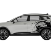 Cobra head side decals graphics compatible with Kia Sportage