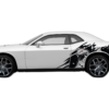 Cobra head side graphics, decals compatible with Dodge Challenger
