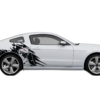 Cobra Head Side Graphics, Decals for Ford Mustang 2010-2014