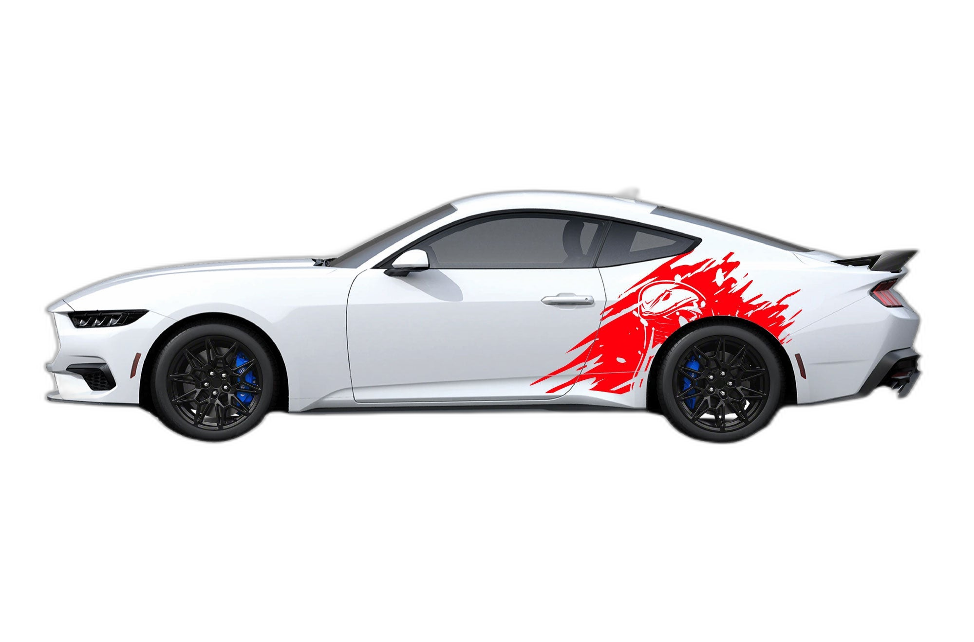 Cobra Head Graphics Side Decals for Ford Mustang - Image 2