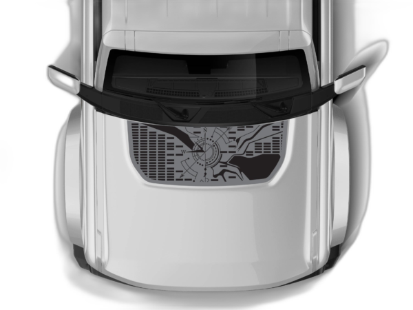 Compass map decals graphics compatible with Ford Bronco