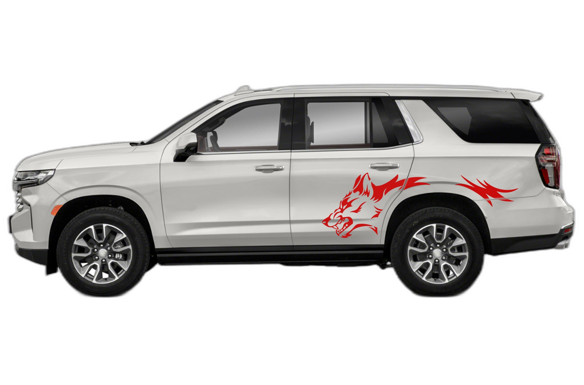 Wolf side graphics decals compatible with Chevrolet Tahoe - Image 2