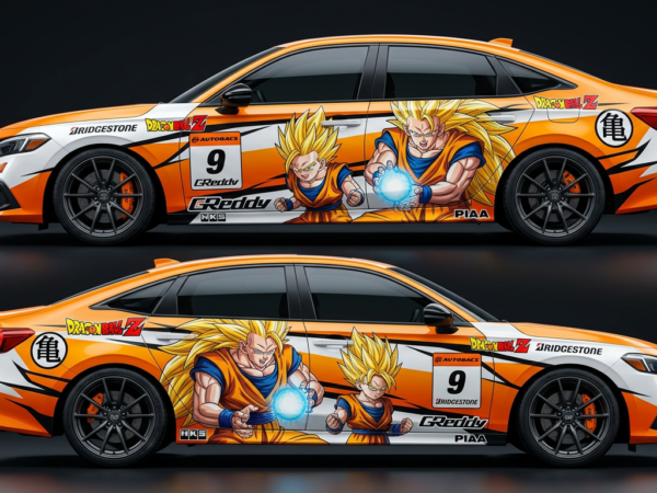 ⚡️🐉 DBZ Kamehameha Car Wrap