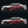 🔫💥 Deadpool Battle Scarred Car Wrap