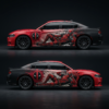 🔴🔫 Deadpool Splatter Car Wrap - Red Hot Chaos