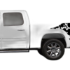 Deer skull side bed decals graphics compatible with GMC Sierra 2007-2013