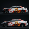 🔥🚂 Demon Slayer Flame Hashira Car Wrap