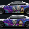 🌌👽 Distorted Rick & Morty Car Wrap