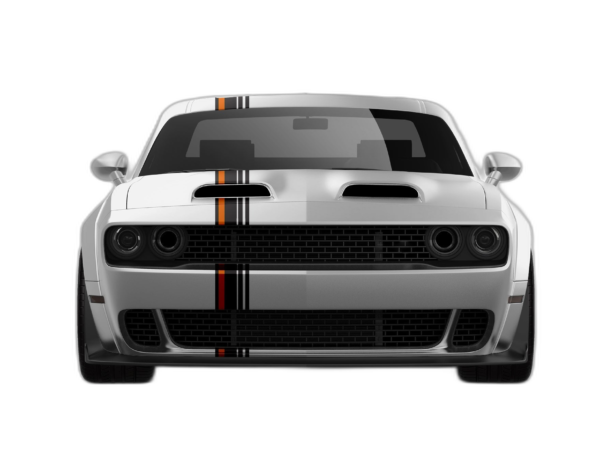 Offset Stripe Line Decals Graphics for Dodge Challenger SRT Hellcat