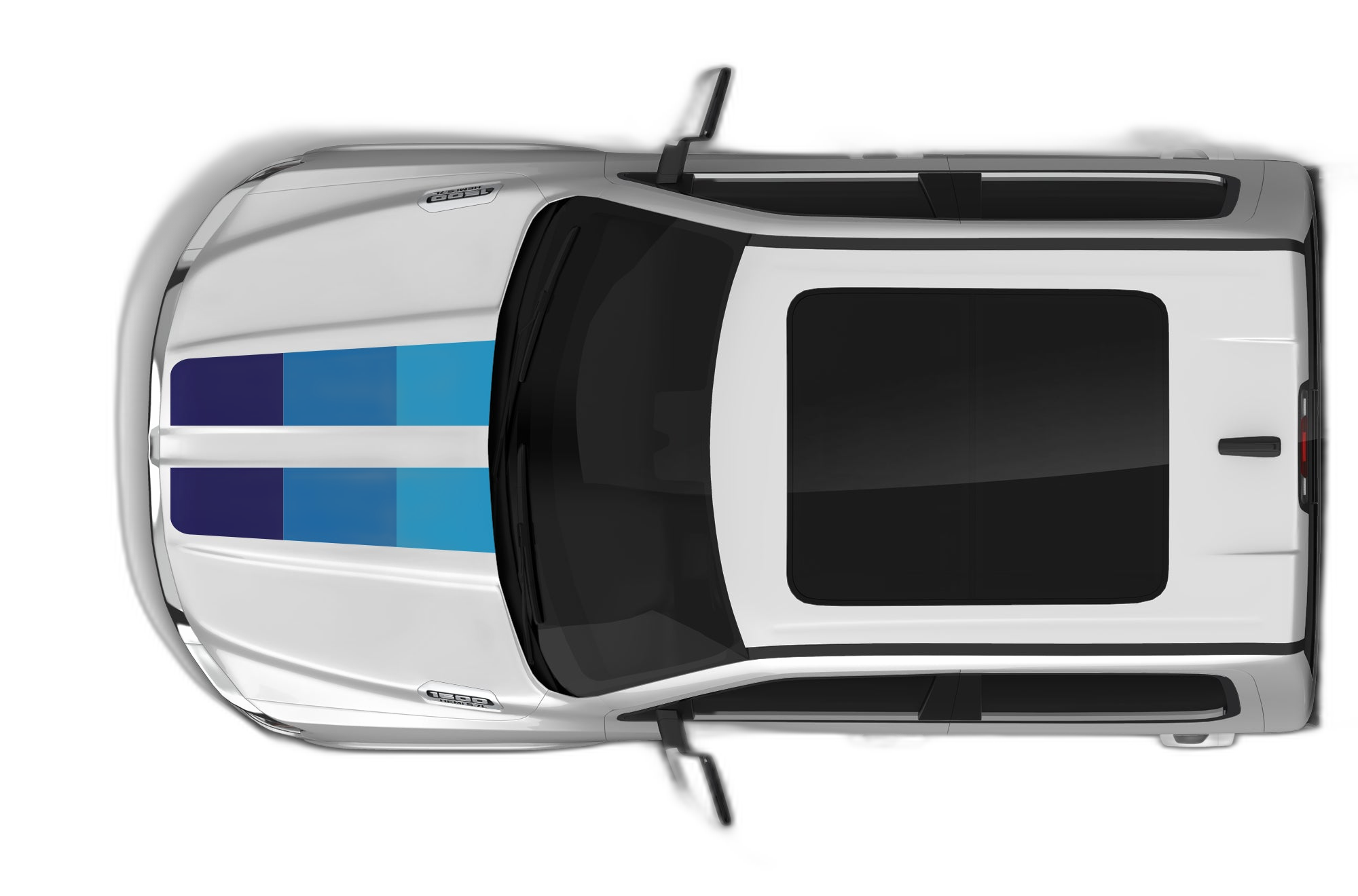 Retro Themes Side Center Graphics for Dodge Ram - Image 5