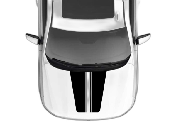 Double line hood decals graphics compatible with Chevrolet Tahoe