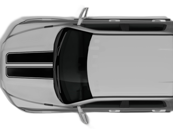 Double Line Hood Decals Graphics for Dodge Ram 2009-2018