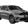 Double rally with pin stripes graphics decals compatible with the Dodge Durango