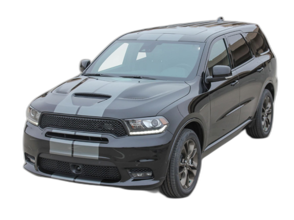 Double Rally Stripes Graphics for the Dodge Durango