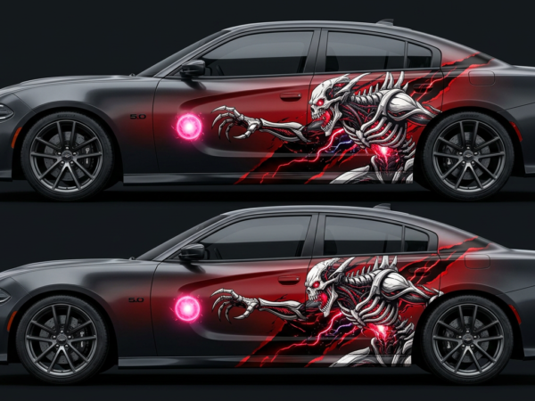 🔥 Dragon Fire Wraps - Epic Anime Decals