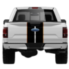 Dual Rally Racing Stripes with Pinstriping Decals Graphics for Ford F150 2015-2020