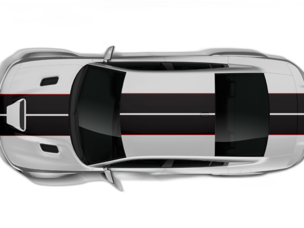 Dual rally racing stripes decals graphics compatible with Dodge Charger 2011-2025