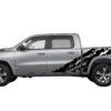 Eagle Flag Shredded Side Decals Graphics for Dodge Ram