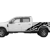 Eagle Flag Shredded Side Decals Graphics for Ford F250 2017-2022
