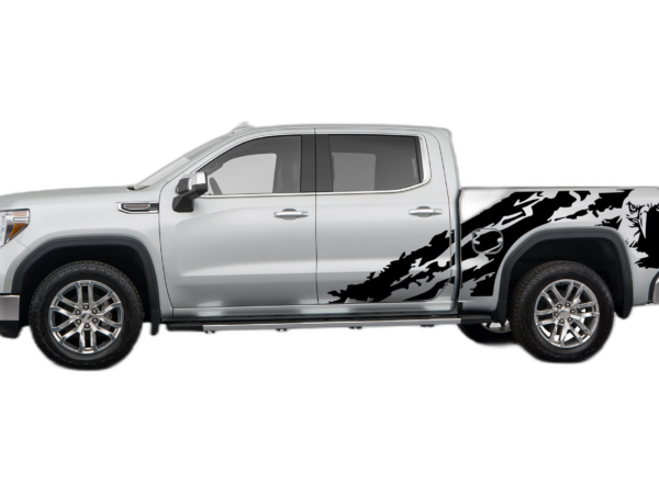 Eagle Shredded Decals Graphics for GMC Sierra