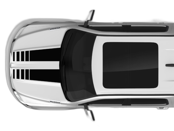 Elevate style hood decals graphics compatible with Dodge Ram